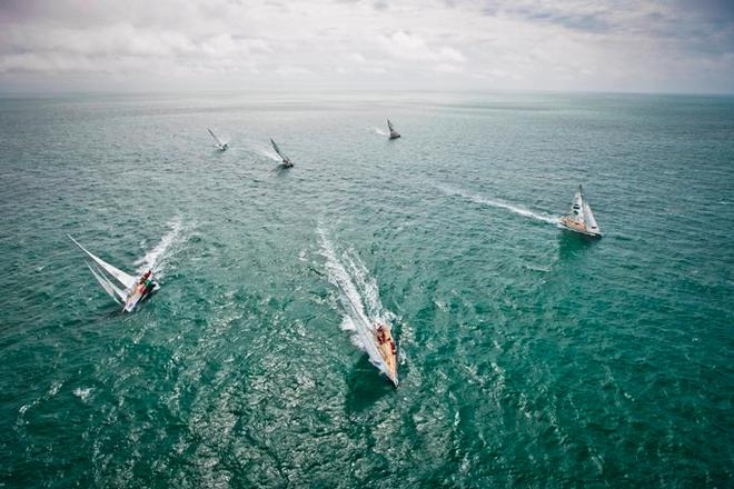 Clipper Race fleet © Clipper Ventures